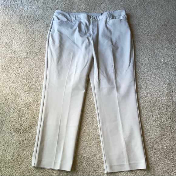 CJ Banks Pants - CJ Banks Womens Pants Size 20W The Uptown Pant Classic Fit Straight Leg Tan